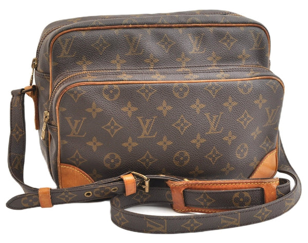 Authentic Louis Vuitton Monogram Nile Shoulder Cross Body Bag M45244 LV 3612F