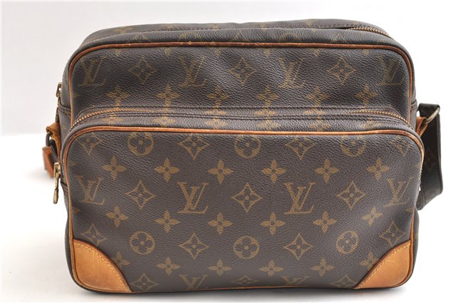 Authentic Louis Vuitton Monogram Nile Shoulder Cross Body Bag M45244 LV 3612F