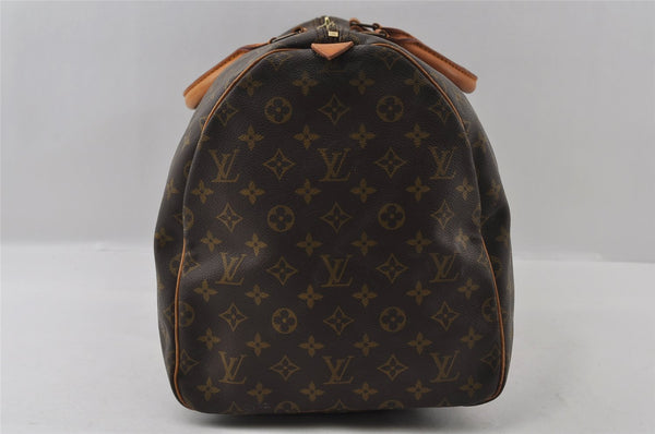 Authentic Louis Vuitton Monogram Keepall 55 Travel Boston Bag M41424 LV 3612I