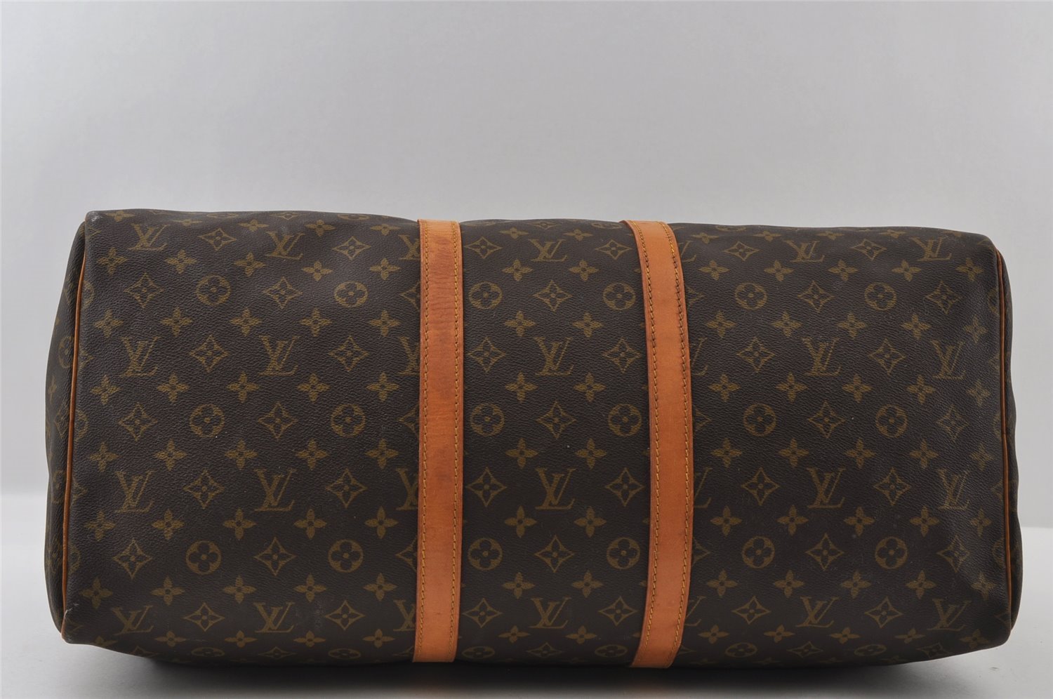 Authentic Louis Vuitton Monogram Keepall 55 Travel Boston Bag M41424 LV 3612I