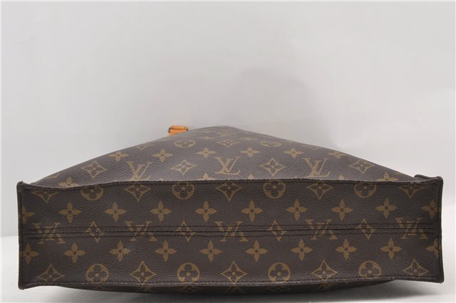 Authentic LOUIS VUITTON Monogram Sac Plat Hand Bag Purse M51140 LV 3614C