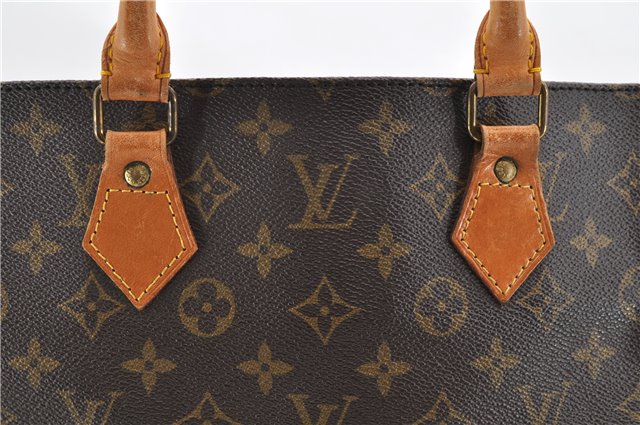 Authentic LOUIS VUITTON Monogram Sac Plat Hand Bag Purse M51140 LV 3614C