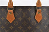 Authentic LOUIS VUITTON Monogram Sac Plat Hand Bag Purse M51140 LV 3614C