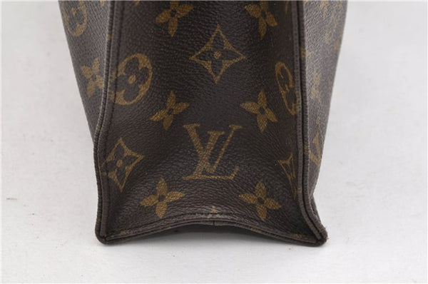 Authentic LOUIS VUITTON Monogram Sac Plat Hand Bag Purse M51140 LV 3614C