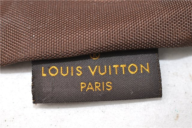 Authentic Louis Vuitton Vintage Garment Cover Nylon Leather Brown LV 3614F