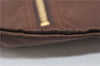 Authentic Louis Vuitton Vintage Garment Cover Nylon Leather Brown LV 3614F