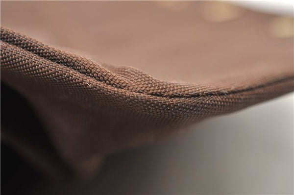 Authentic Louis Vuitton Vintage Garment Cover Nylon Leather Brown LV 3614F
