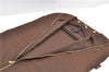 Authentic Louis Vuitton Vintage Garment Cover Nylon Leather Brown LV 3614F