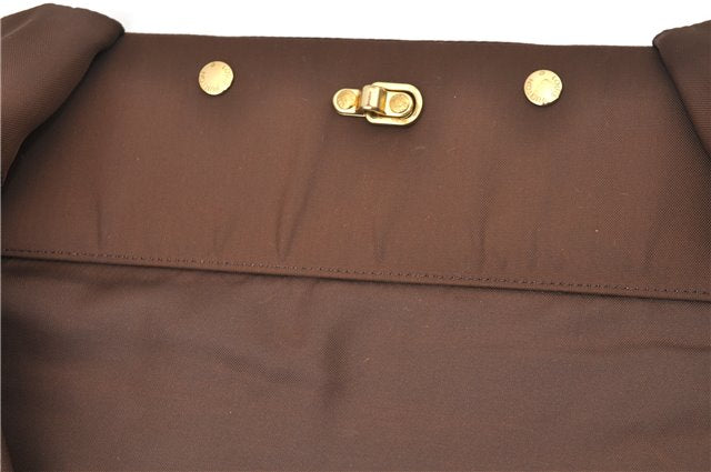 Authentic Louis Vuitton Vintage Garment Cover Nylon Leather Brown LV 3614F