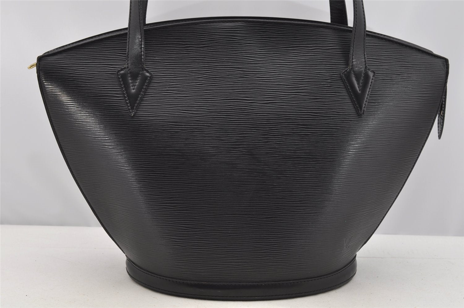 Auth Louis Vuitton Epi Saint Jacques Shopping Shoulder Bag Black M52262 LV 3614I