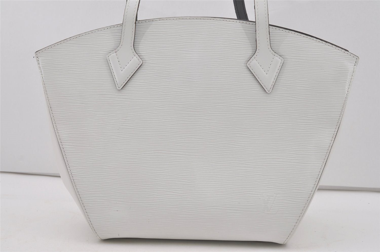 Authentic Louis Vuitton Epi Saint Jacques Shoulder Bag White M50045 LV 3615I