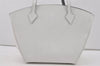 Authentic Louis Vuitton Epi Saint Jacques Shoulder Bag White M50045 LV 3615I