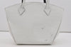 Authentic Louis Vuitton Epi Saint Jacques Shoulder Bag White M50045 LV 3615I