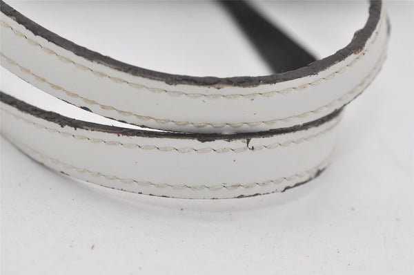 Authentic Louis Vuitton Epi Saint Jacques Shoulder Bag White M50045 LV 3615I