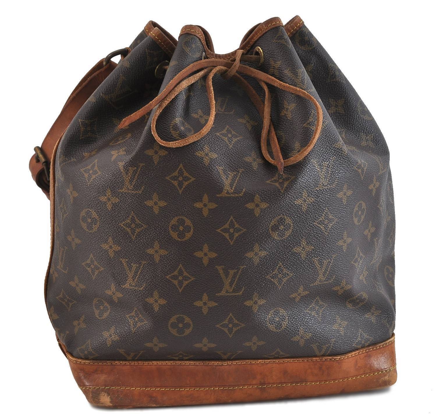 Authentic Louis Vuitton Monogram Noe Shoulder Bag M42224 LV 3616C