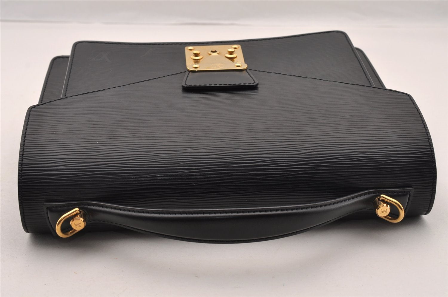 Authentic Louis Vuitton Epi Monceau 2Way Shoulder Hand Bag Black M52122 LV 3617I