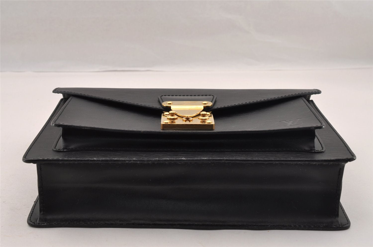 Authentic Louis Vuitton Epi Monceau 2Way Shoulder Hand Bag Black M52122 LV 3617I