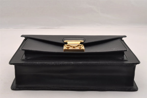 Authentic Louis Vuitton Epi Monceau 2Way Shoulder Hand Bag Black M52122 LV 3617I
