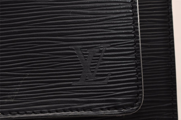 Authentic Louis Vuitton Epi Monceau 2Way Shoulder Hand Bag Black M52122 LV 3617I