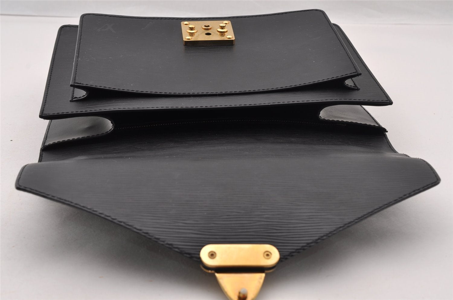 Authentic Louis Vuitton Epi Monceau 2Way Shoulder Hand Bag Black M52122 LV 3617I