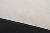 Authentic BALENCIAGA Navy Clip M Clutch Bag Canvas Leather 420407 White 3618I