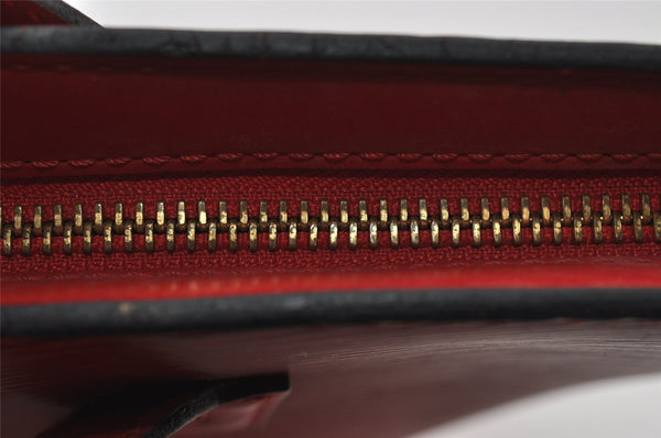 Authentic Louis Vuitton Epi Saint Jacques Hand Bag Red M52277 LV 3619I