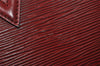 Authentic Louis Vuitton Epi Saint Jacques Hand Bag Red M52277 LV 3619I