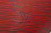 Authentic Louis Vuitton Epi Saint Jacques Hand Bag Red M52277 LV 3619I