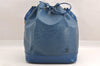 Authentic Louis Vuitton Epi Noe Shoulder Drawstring Bag Blue M44005 LV 3622I