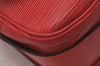 Authentic Louis Vuitton Epi Cartouchiere MM Shoulder Cross Bag M52247 Red 3623I