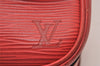 Authentic Louis Vuitton Epi Cartouchiere MM Shoulder Cross Bag M52247 Red 3623I