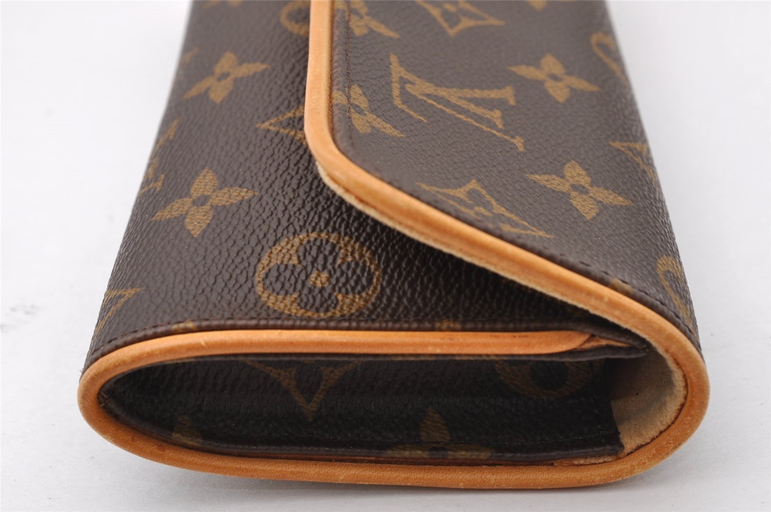 Authentic Louis Vuitton Monogram Pochette Twin PM Shoulder Bag M51854 LV 3624I