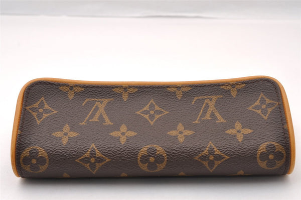 Authentic Louis Vuitton Monogram Pochette Twin PM Shoulder Bag M51854 LV 3624I