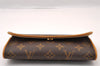 Authentic Louis Vuitton Monogram Pochette Twin PM Shoulder Bag M51854 LV 3624I