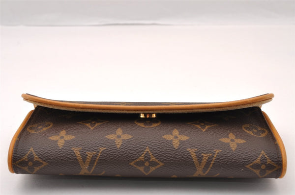 Authentic Louis Vuitton Monogram Pochette Twin PM Shoulder Bag M51854 LV 3624I