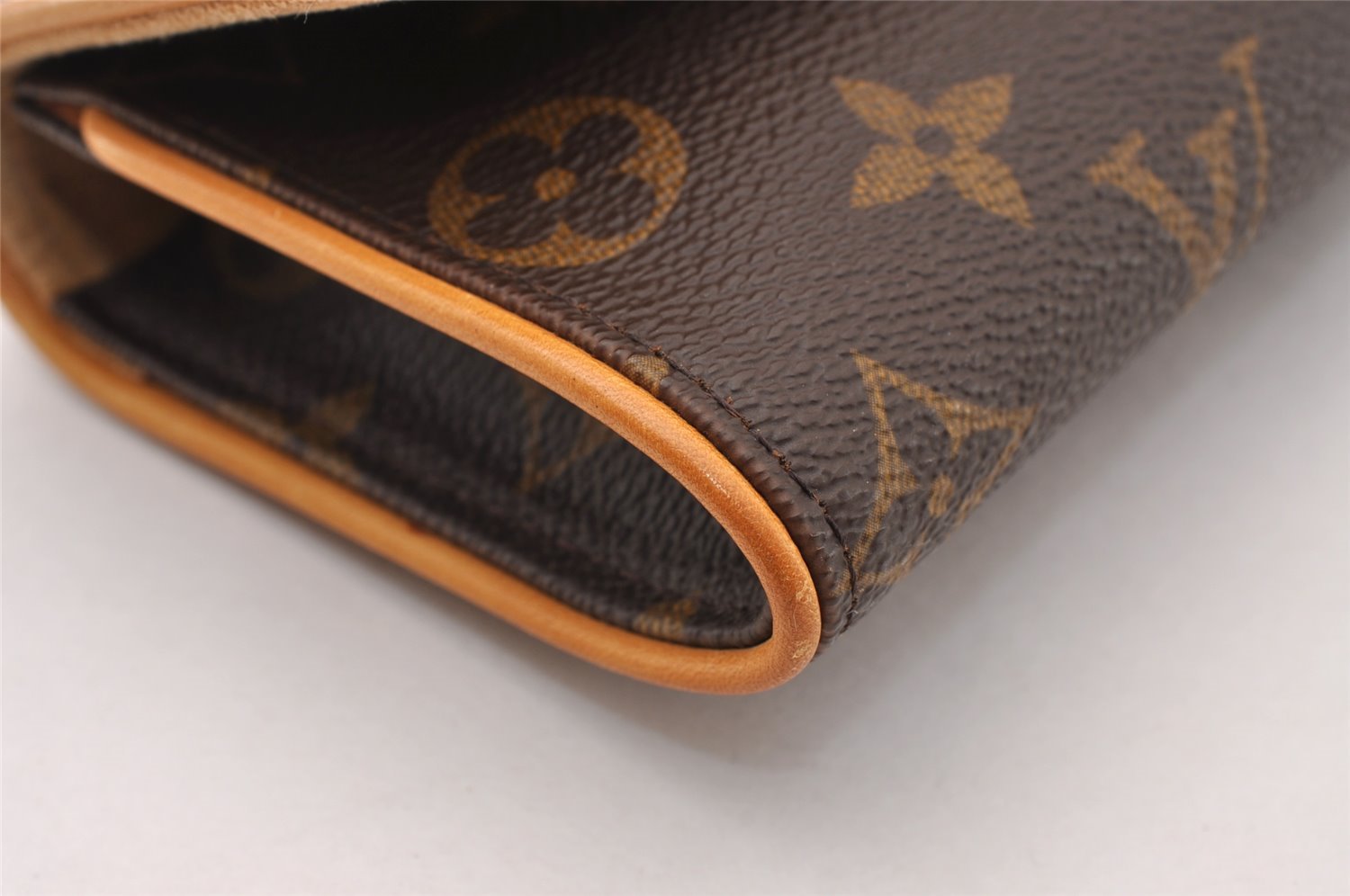 Authentic Louis Vuitton Monogram Pochette Twin PM Shoulder Bag M51854 LV 3624I