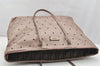 Authentic FENDI Vintage Leather Shoulder Tote Bag Pink 3625I