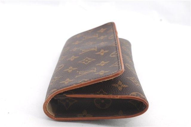 Authentic LOUIS VUITTON Monogram Pochette Twin GM Shoulder Pouch M51852 LV 3626C