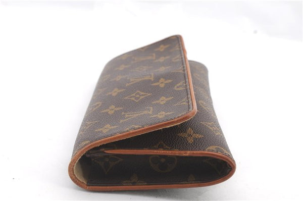 Authentic LOUIS VUITTON Monogram Pochette Twin GM Shoulder Pouch M51852 LV 3626C