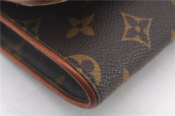 Authentic LOUIS VUITTON Monogram Pochette Twin GM Shoulder Pouch M51852 LV 3626C
