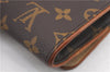 Authentic LOUIS VUITTON Monogram Pochette Twin GM Shoulder Pouch M51852 LV 3626C