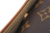 Authentic LOUIS VUITTON Monogram Pochette Twin GM Shoulder Pouch M51852 LV 3626C