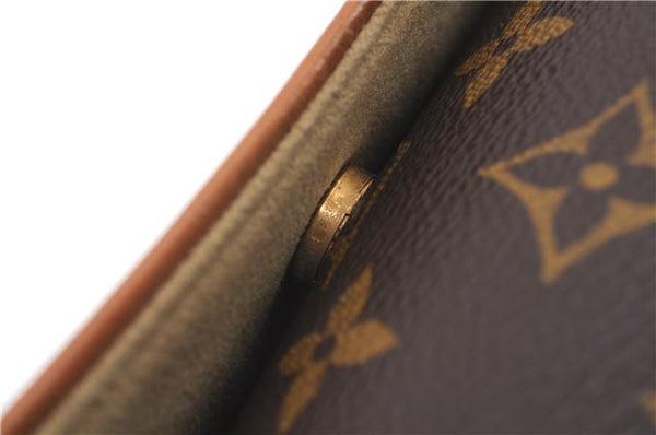 Authentic LOUIS VUITTON Monogram Pochette Twin GM Shoulder Pouch M51852 LV 3626C