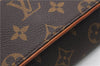 Authentic LOUIS VUITTON Monogram Pochette Twin GM Shoulder Pouch M51852 LV 3626C