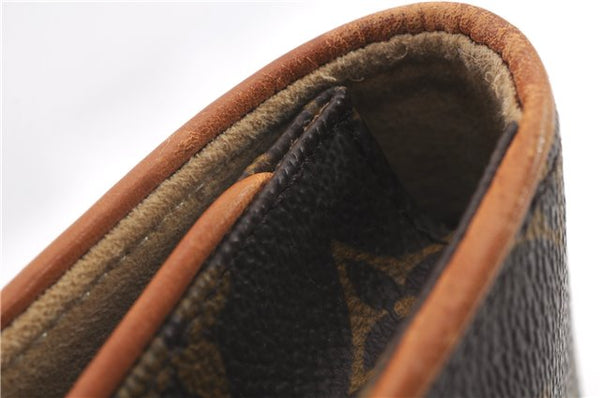 Authentic LOUIS VUITTON Monogram Pochette Twin GM Shoulder Pouch M51852 LV 3626C