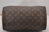 Authentic Louis Vuitton Monogram Speedy 30 Hand Boston Bag M41526 LV 3627I