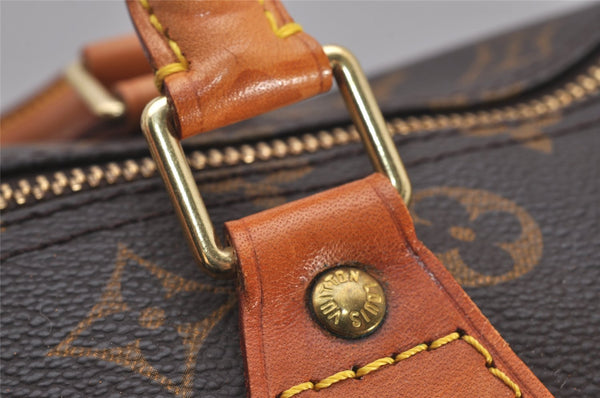 Authentic Louis Vuitton Monogram Speedy 30 Hand Boston Bag M41526 LV 3627I