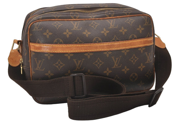 Authentic Louis Vuitton Monogram Reporter PM Shoulder Cross Bag M45254 LV 3628I