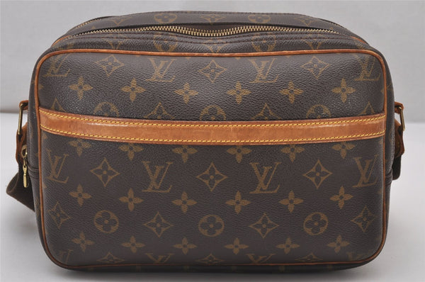 Authentic Louis Vuitton Monogram Reporter PM Shoulder Cross Bag M45254 LV 3628I