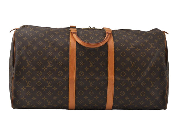 Authentic Louis Vuitton Monogram Keepall 60 Travel Boston Bag M41422 LV 3630I